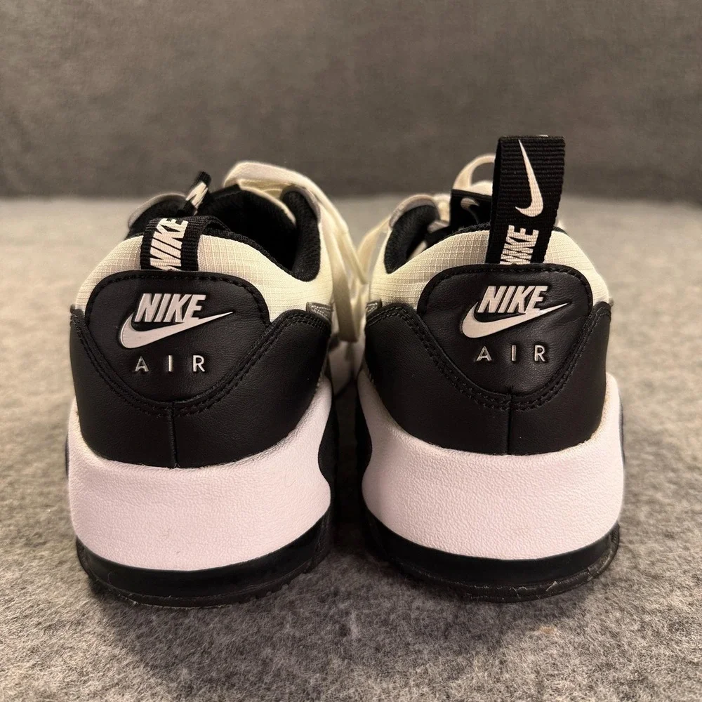 Nike Air Max‎ Excee Shoes Youth Size 7Y White Black Silver CZ4990-100 Sneakers